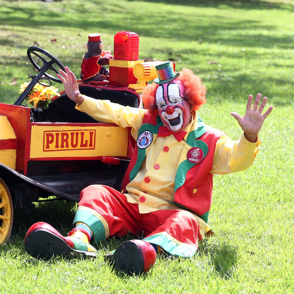 Pedro Santos, mejor conocido como el payaso Pirulí.