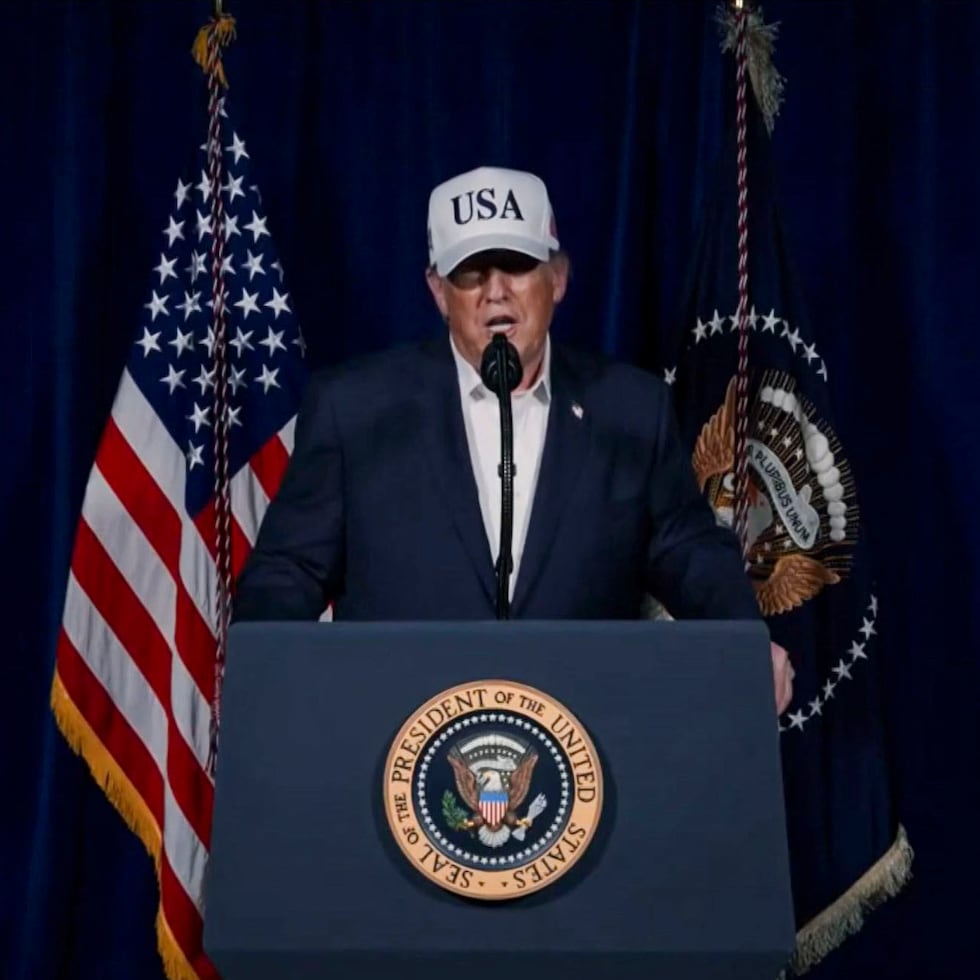 Captura de vídeo extraída de la Cuenta de Truth Social del presidente de EE.UU, Donald Trump.