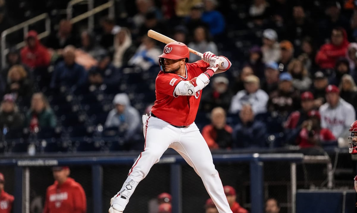 Abimelec Ortiz conecta doblete en su debut en Grandes Ligas con los Nacionales de Washington