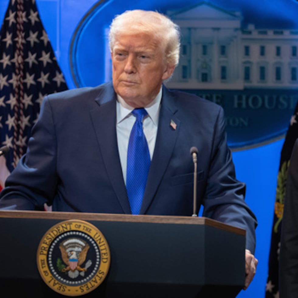 El presidente de Estados Unidos, Donald Trump.