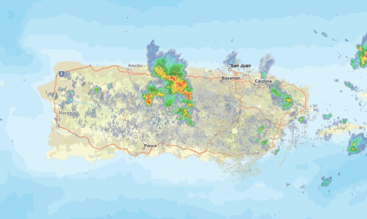 SNM emite advertencia de inundaciones repentinas para Ciales, Manatí y Morovis