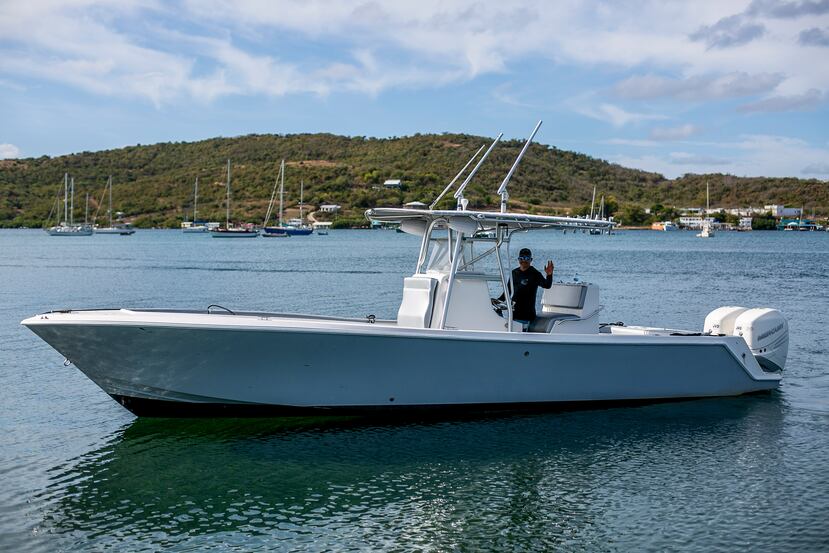 En la foto: Germán Amaro Rivera, propietario H2O Water Taxi.