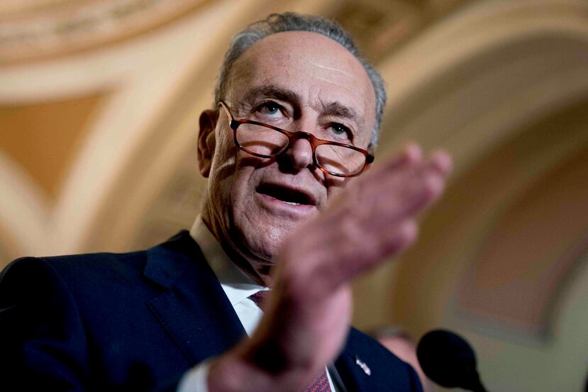 Charles Schumer es el líder del Partido Demócrata en el Senado federal. (AP)