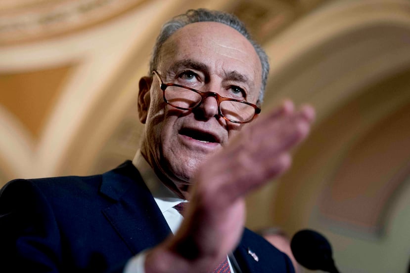 Charles Schumer es el líder del Partido Demócrata en el Senado federal. (AP)