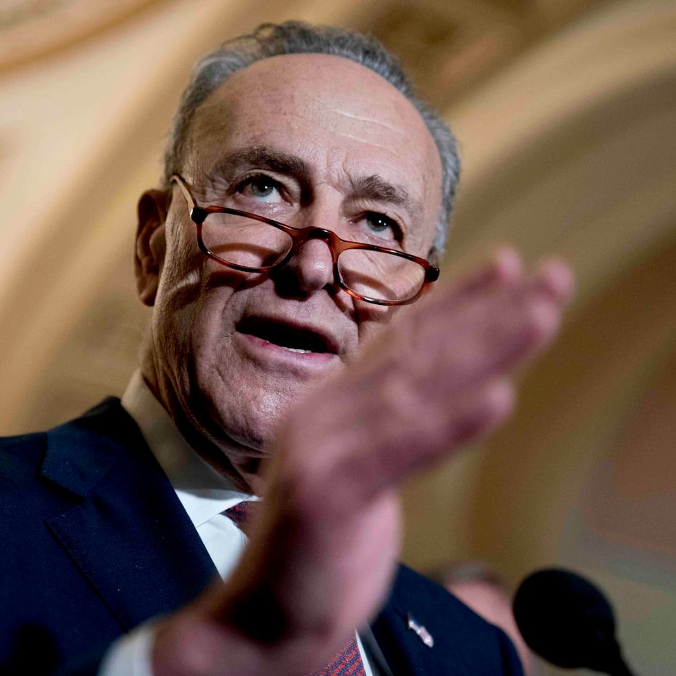 Charles Schumer es el líder del Partido Demócrata en el Senado federal.