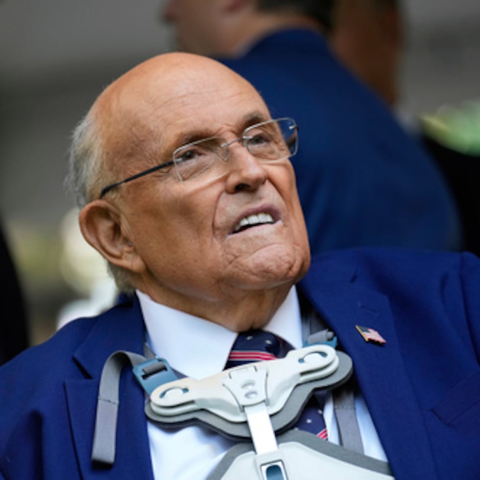 El exalcalde de Nueva York Rudy Giuliani.