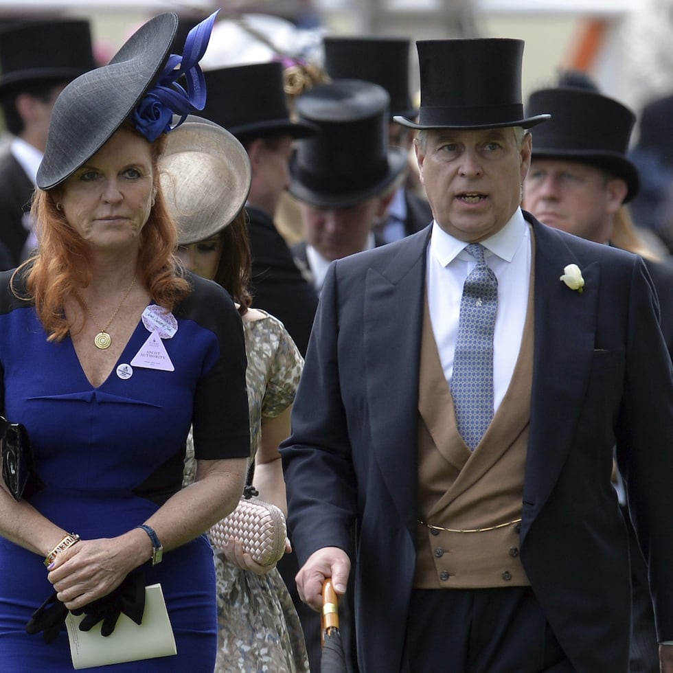 Imagen de archivo del expríncipe Andrés y su exesposa, Sarah Ferguson.