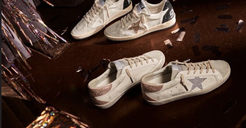 Disponible en Golden Goose, en el segundo nivel.