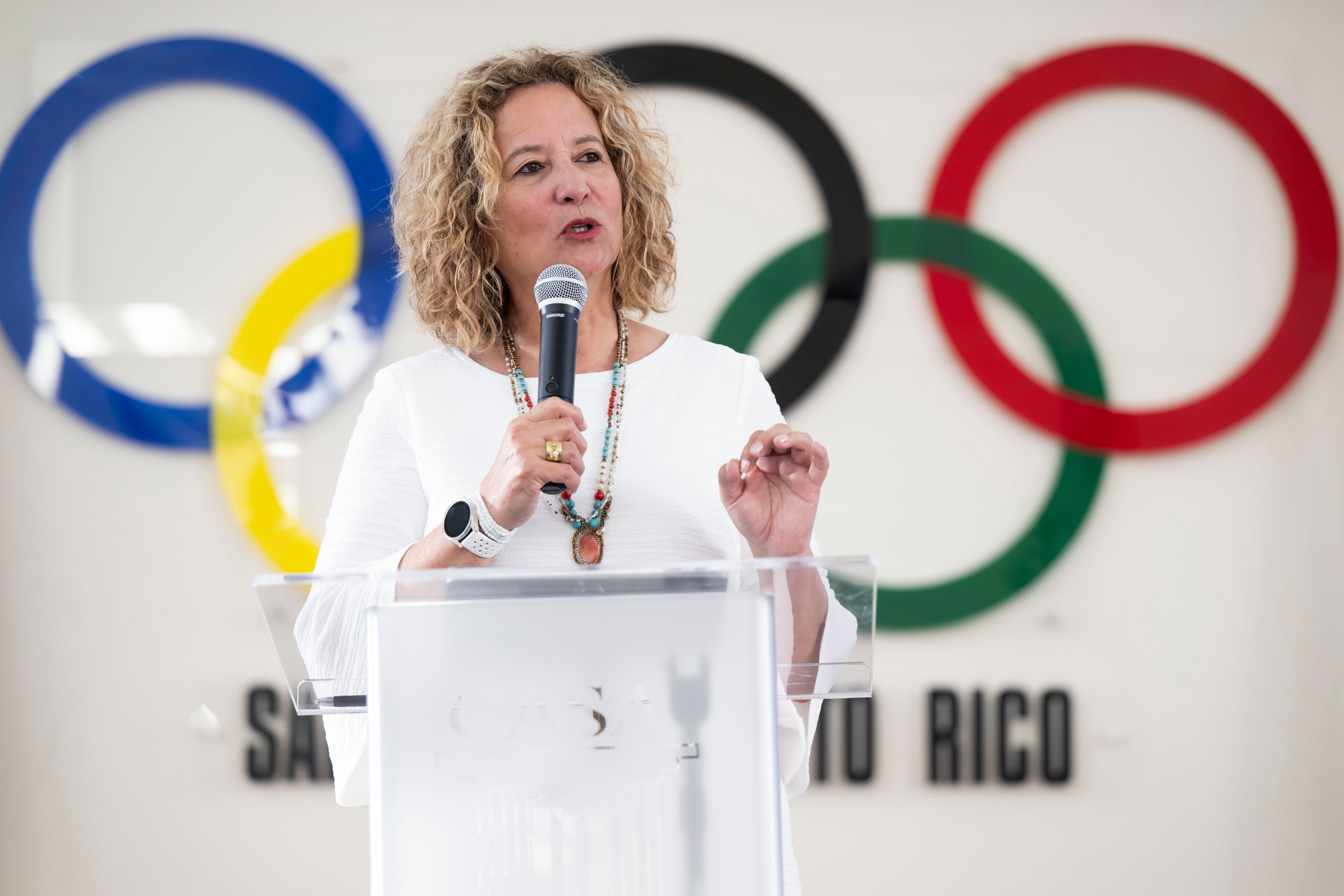 Sara Rosario responde con malestar a los cuestionamientos al Comité Olímpico de Puerto Rico: “Es lo corridito”