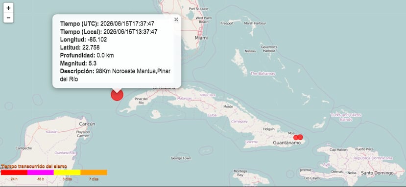 El temblor fue una réplica del ocurrido el pasado 8 de junio, según las autoridades.