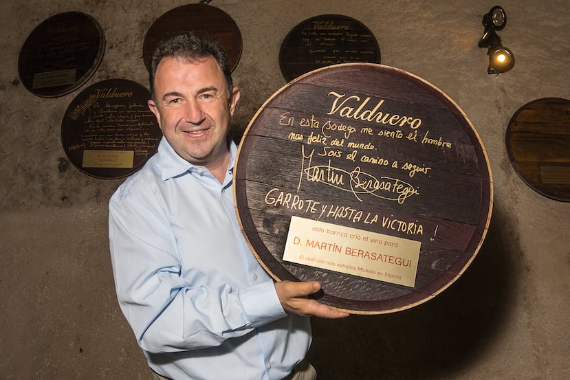 Martín Berasategui, miembro de La Tenada de Valduero.