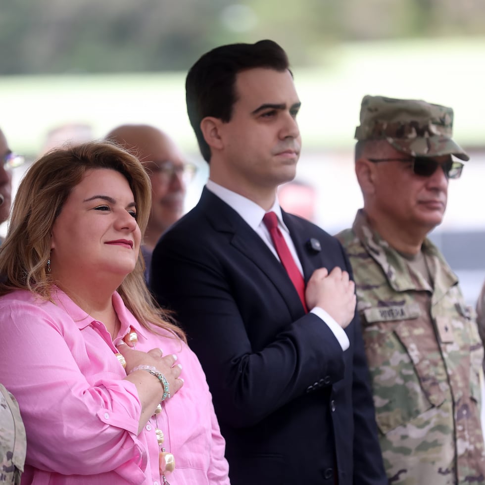 Governor Jenniffer Gonzalez, here with Resident Commissioner Pablo Jose Hernandez, said that improvements are also being made in other facilities to "have Puerto Rico as a training center for the troops and we can have the Southern Command back on the island".