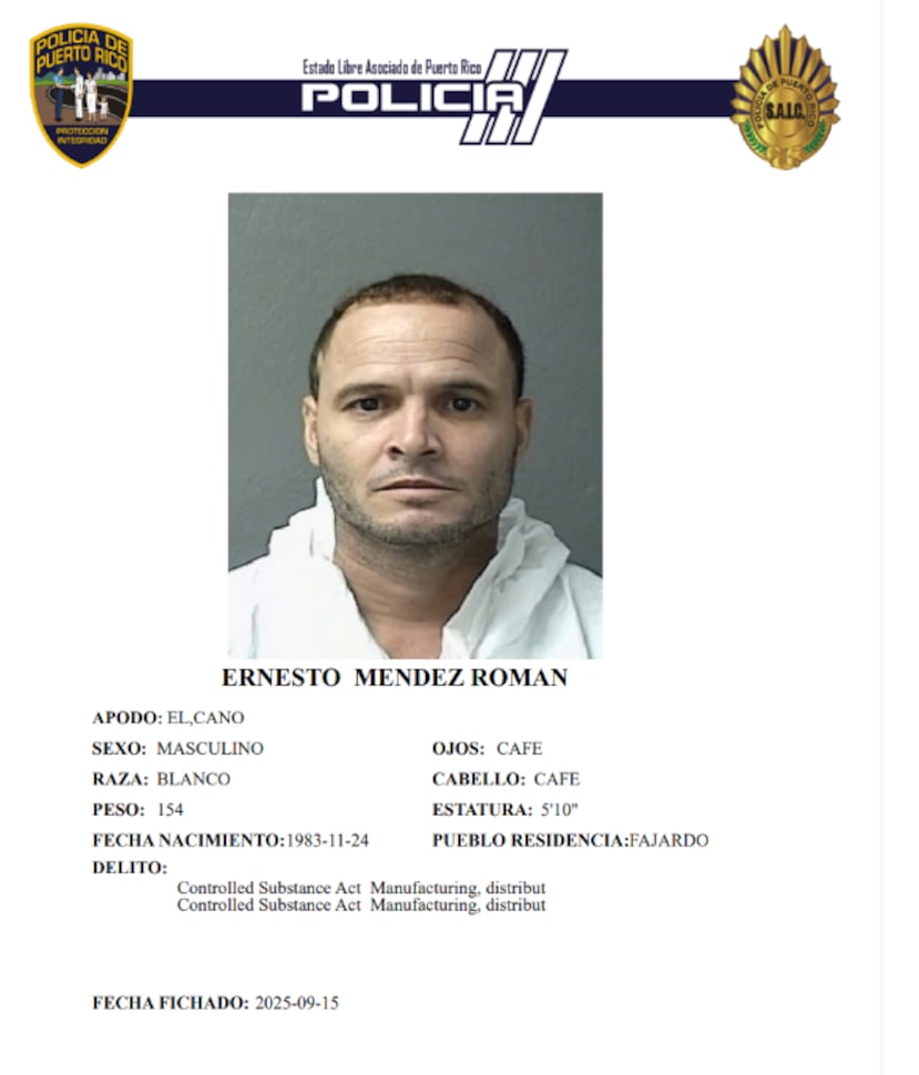 El occiso fue identificado en la escena por un familiar como Ernesto Méndez Román, de 41 años y residente de Fajardo.