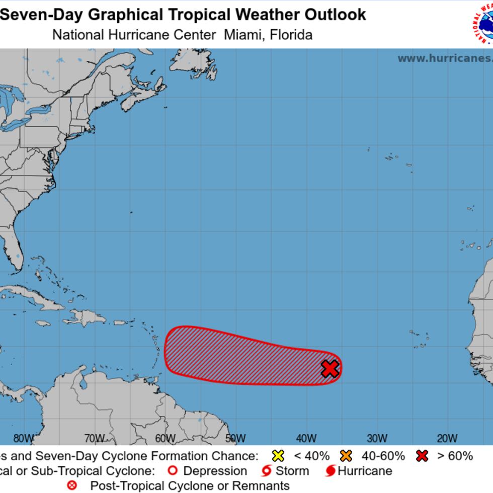 Aún hay mucha incertidumbre en cuanto a la intensidad y la localización del Invest 91L.