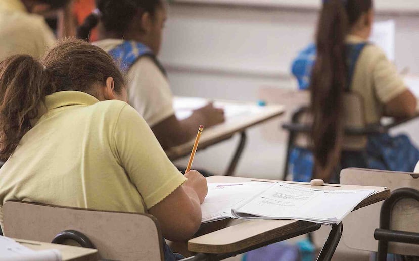 El año pasado, el 51% de los estudiantes dominó las destrezas de las pruebas META en la materia de español, 34% en matemáticas, 45% en inglés y 53% pasó la prueba de ciencias. (Archivo / GFR Media)