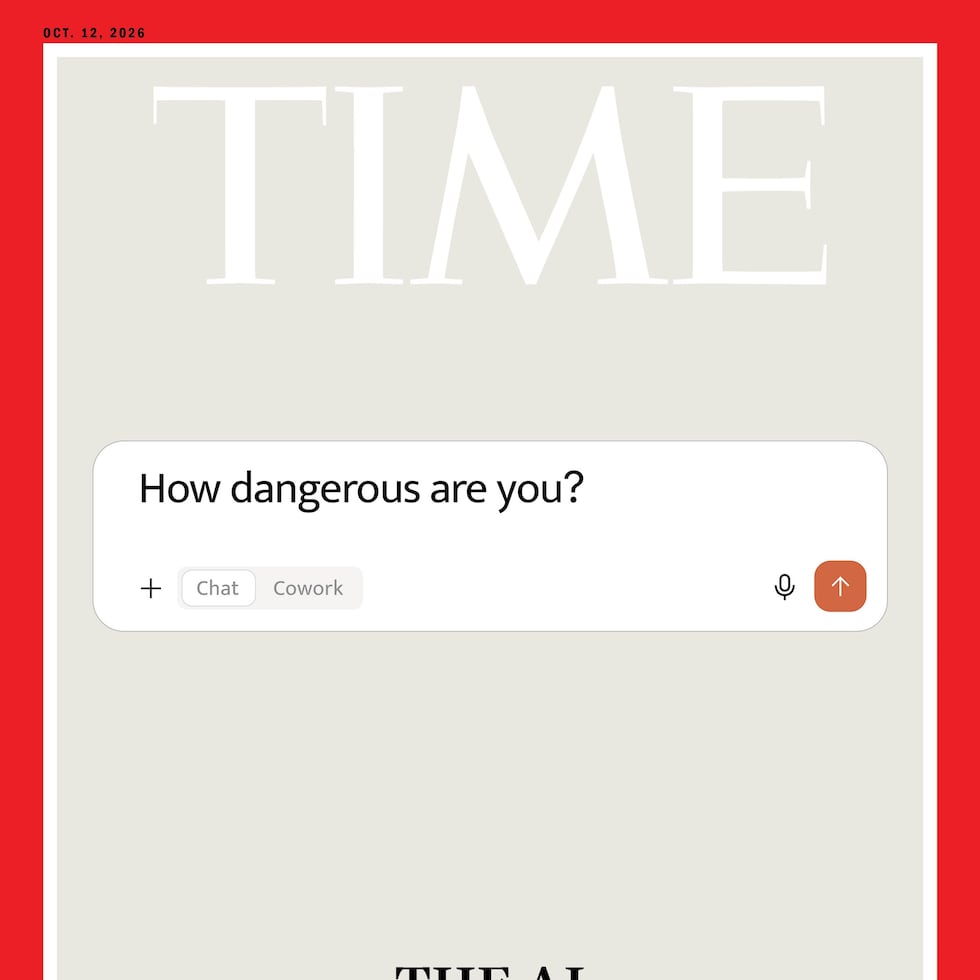 Así luce la portada publicada el martes por la revista Time.