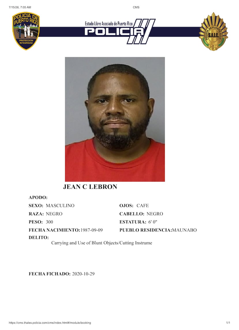 El hombre que fue encontrado baleado y parcialmente calcinado junto a un auto incendiado en una carretera de Maunabo el pasado viernes, 10 de julio, fue identificado por el Instituto de Ciencias Forenses (ICF) como Jean Carlos Lebrón, de 38 años.