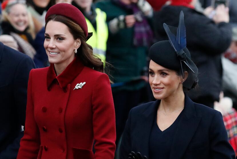 Se dice que Meghan y Kate no comparten el mismo vínculo familiar, es decir, ni siquiera se elegirían para ser amigas. (Foto: Archivo)