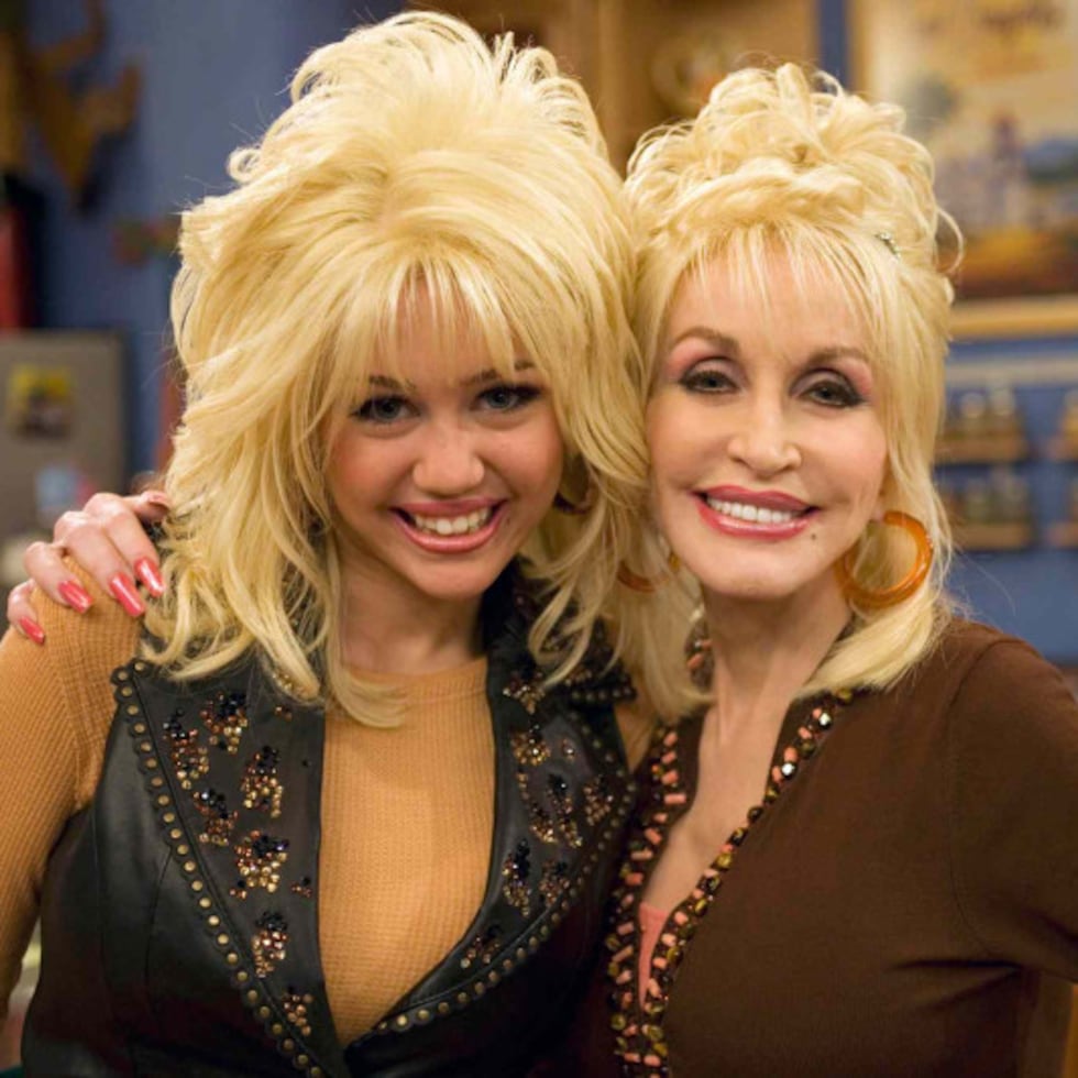 Miley Cyrus y Dolly Parton.