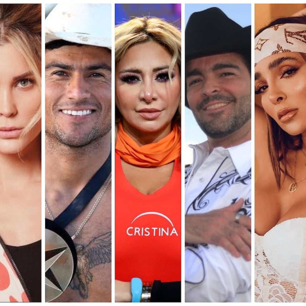 Verónica Montes, Kelvin Noé Rentería, Cristina Eustace, Pablo Montero, Manelyk González y Alicia Machado de "La casa de los famosos".
