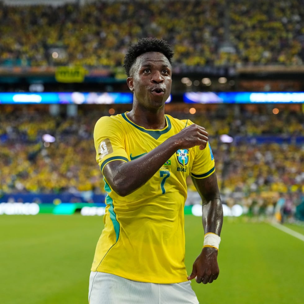 Vinicius Junior tiene cuatro goles en el Mundial.