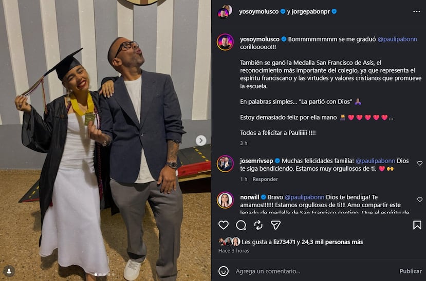 Publicación de "Molusco" en Instagram.