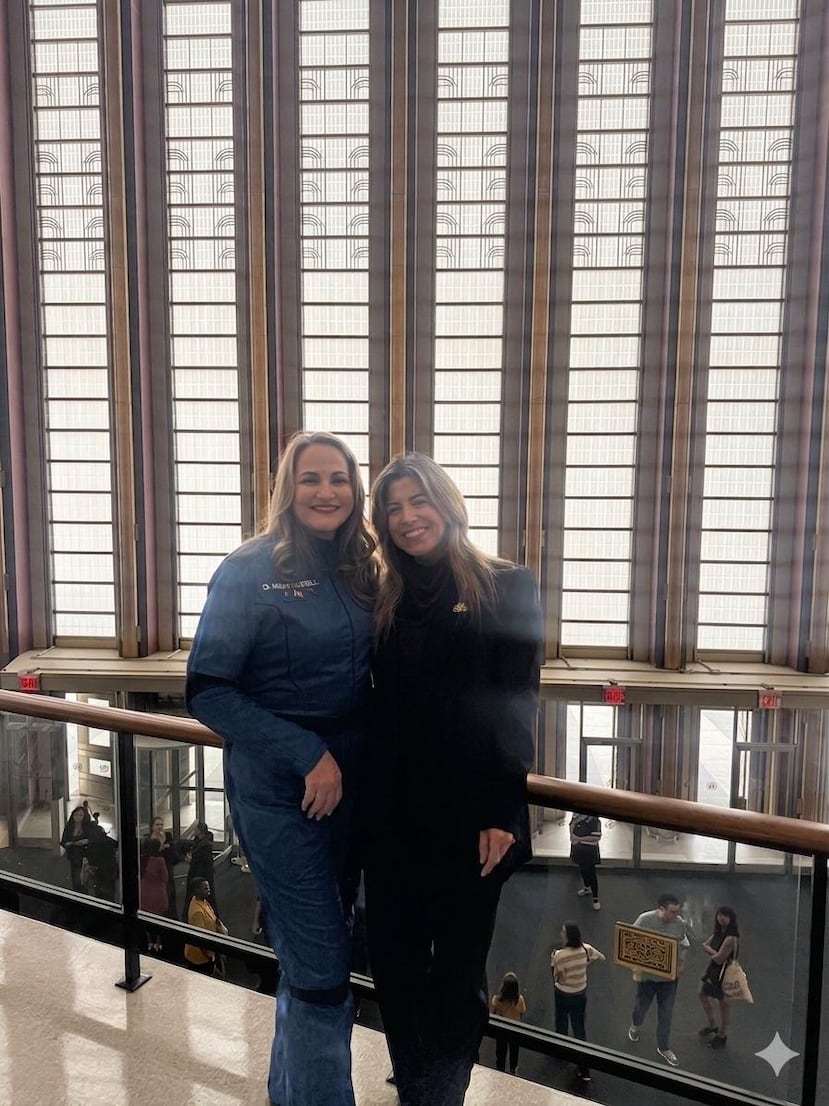 Deborah Martorell invitó a Deborah Maldonado a ser parte del emotivo momento ofrecido por la Organización de las Naciones Unidas.