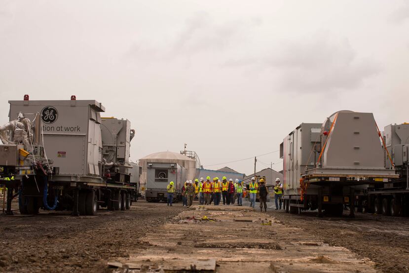 Generadores en Palo Seco.