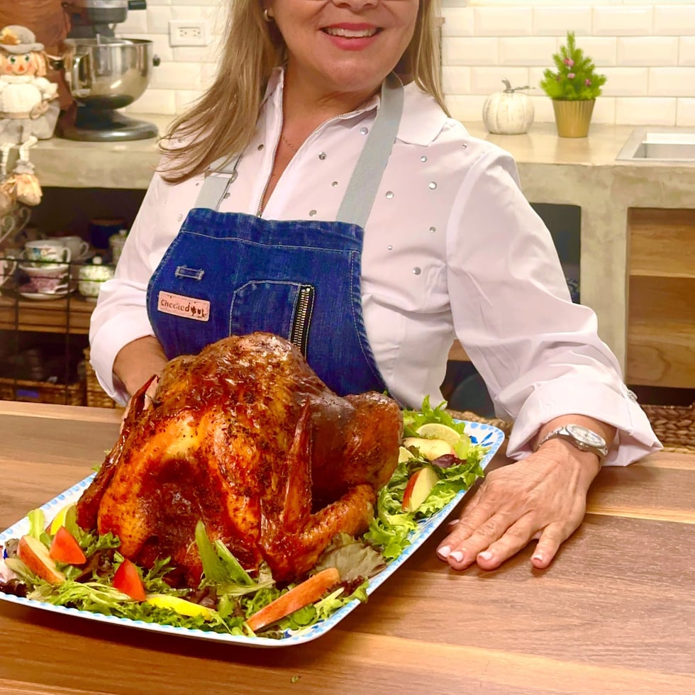 Chef Rosita Rosado asegura que el secreto de un buen pavo no está solo en la receta, sino en el amor y la paciencia con que lo preparas.