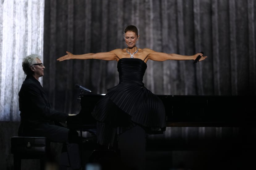 La cantante Celine Dion.