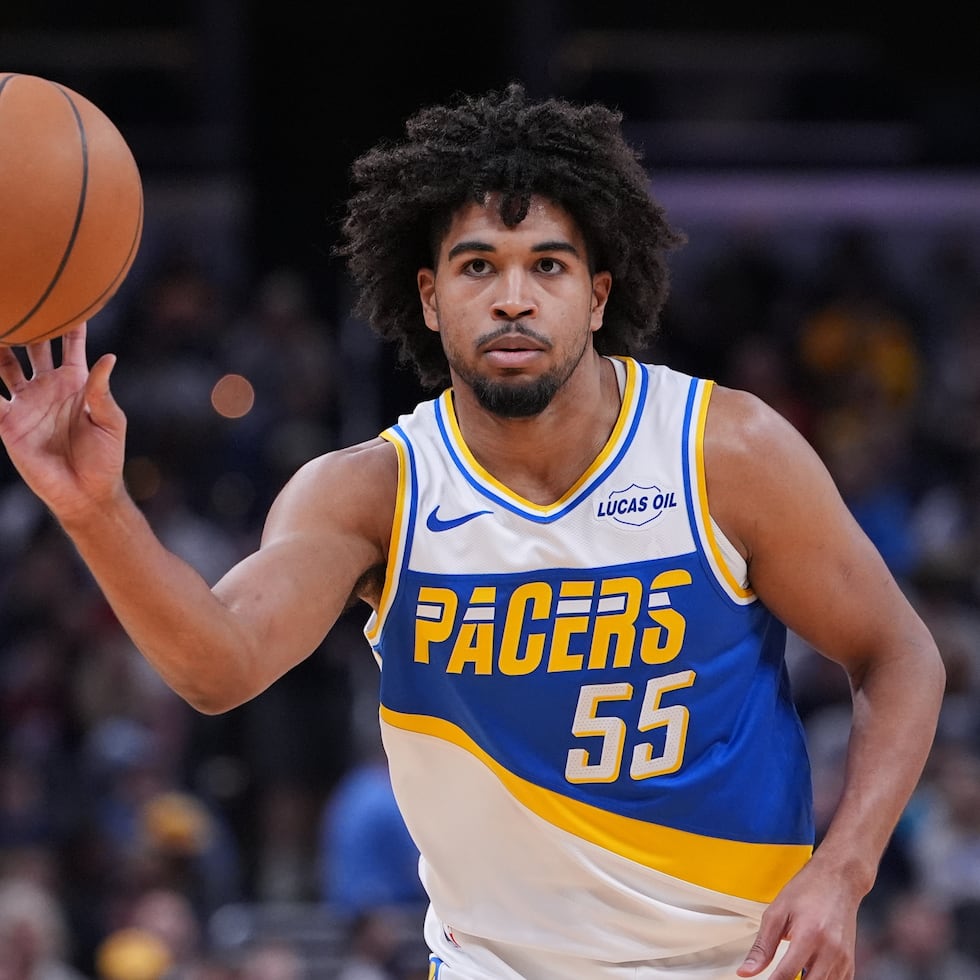 El boricua Ethan Thompson ha jugado 26 partidos en su año de novato con los Pacers.