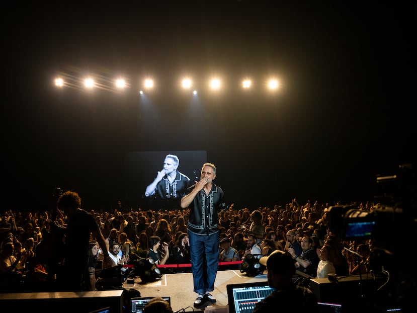 Jorge Drexler en su concierto en el Coca-Cola Music Hall. (Cheery Viruet)