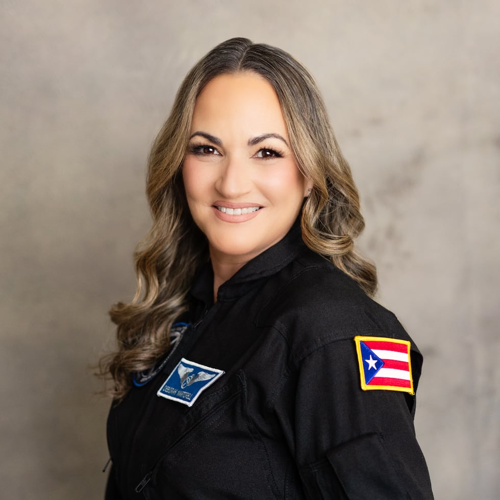 La meteoróloga puertorriqueña Deborah Martorell.