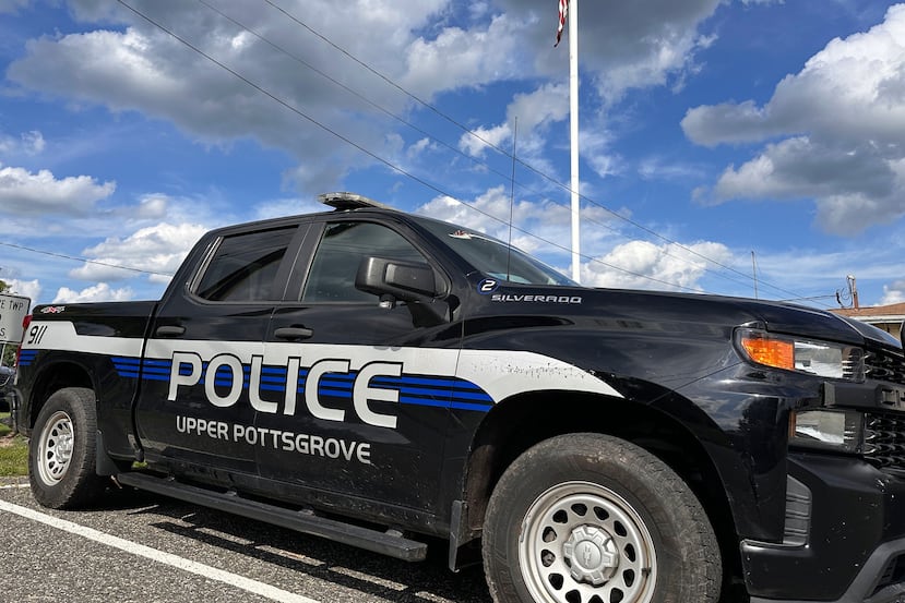Un vehículo policial del municipio de Upper Pottsgrove se ve el miércoles 26 de agosto de 2026 en Upper Pottsgrove Township, Pensilvania. (Foto AP/Tassanee Vejpongsa)