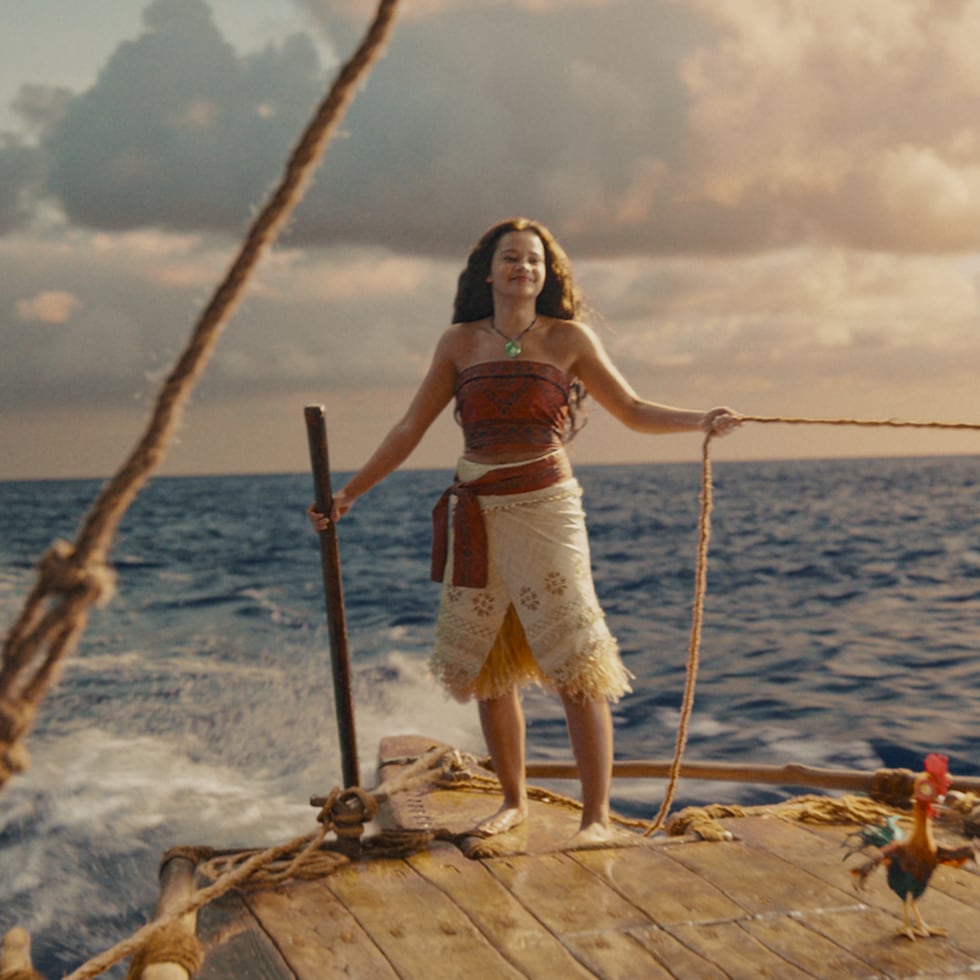 Catherine Laga'aia en una escena de "Moana." (Disney via AP)