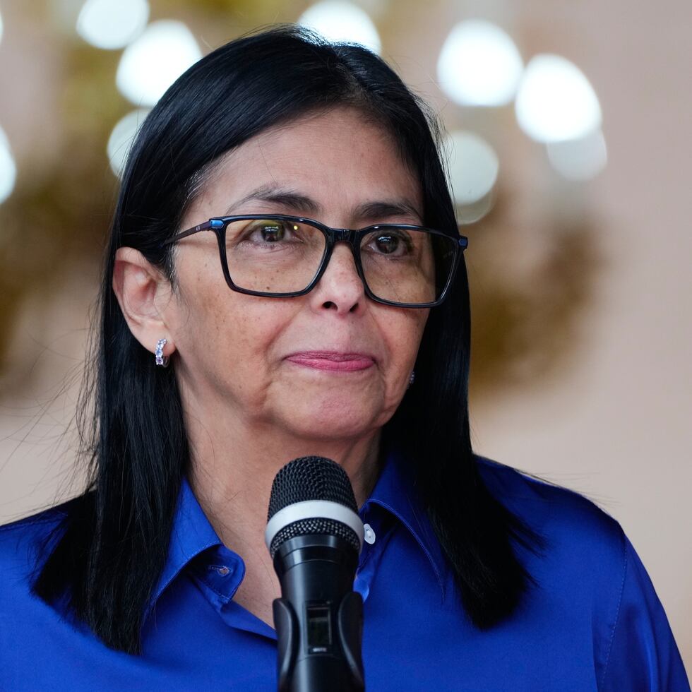 Venezuela's acting president, Delcy Rodríguez.