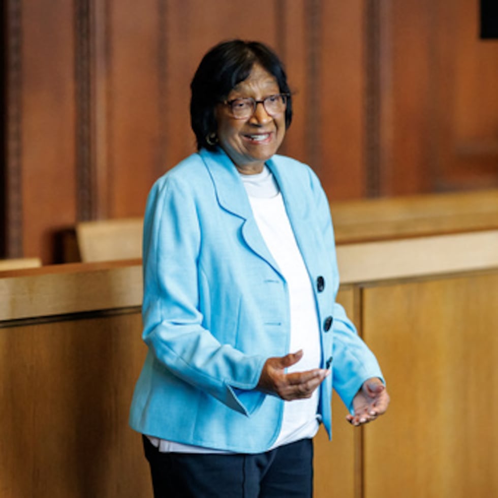 La jurista nacida en Sudáfrica y exalta del Alto Comisionado de las Naciones Unidas para los Derechos Humanos, Navanethem "Navi" Pillay.