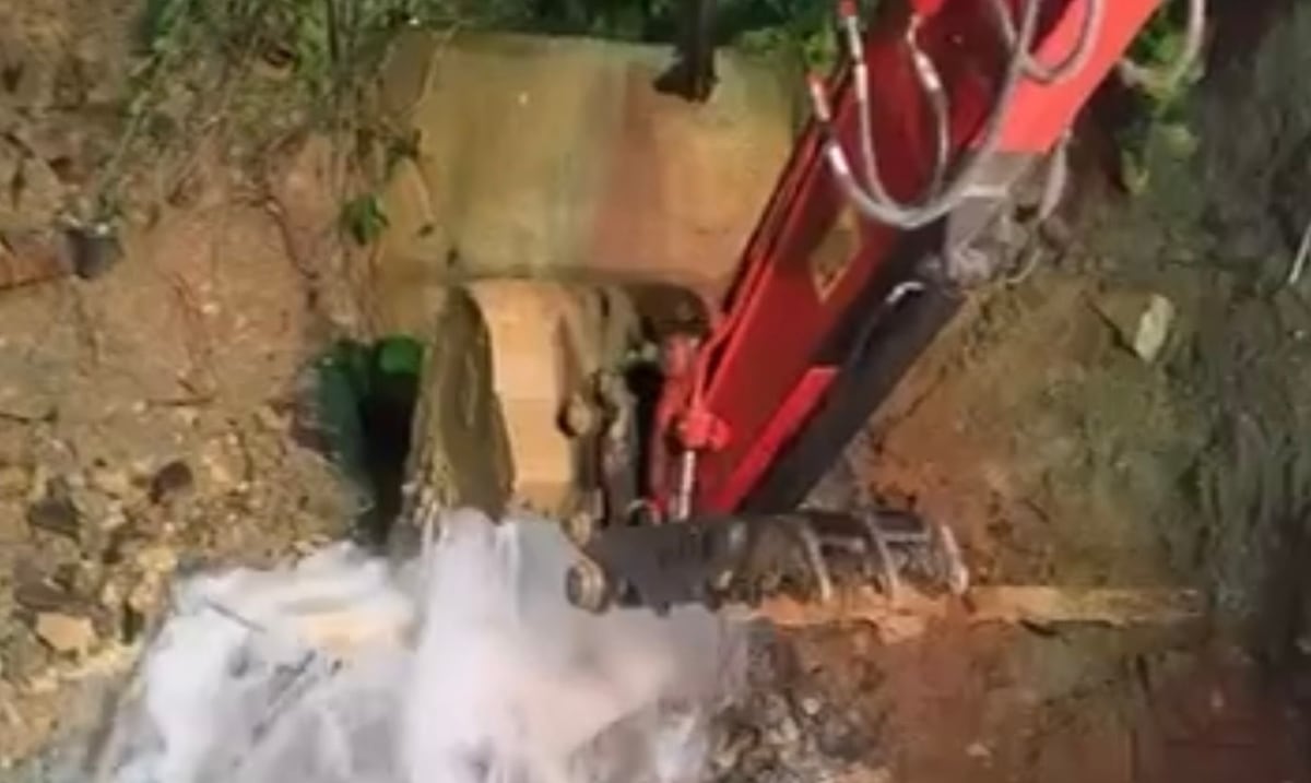 Rotura en línea de 48 pulgadas en Bayamón complica recuperación del servicio de agua