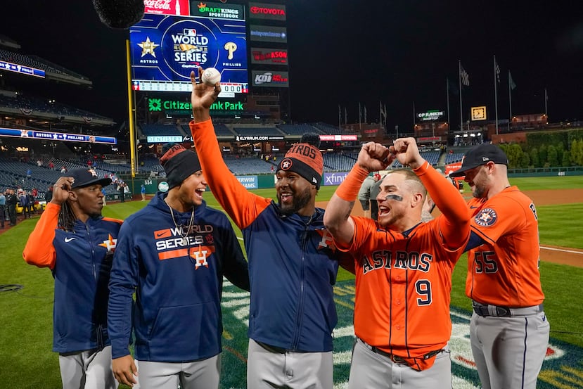 En 2022, Christian Vázquez recibió el juego sin hits de los Astros en la Serie Mundial ante Filadelfia.