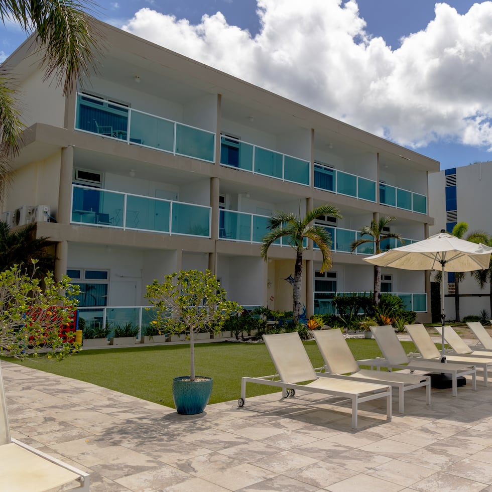 En la foto, vista de la hospedería desde el exterior.