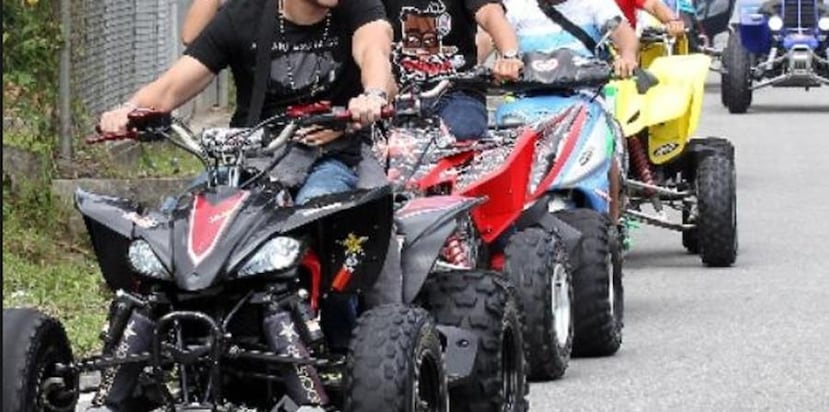 El “four track” se volcó y cayó encima del cuerpo del sujeto. (Archivo GFR Media)