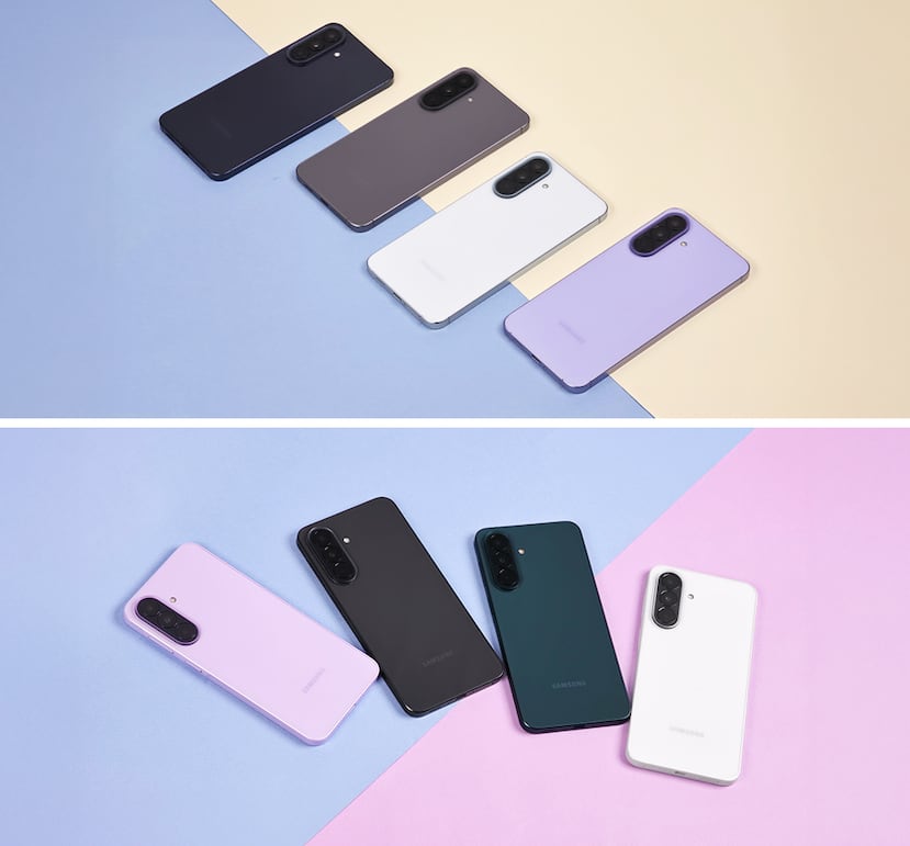 Los nuevos Galaxy A57 y A37 están disponibles en varios colores.