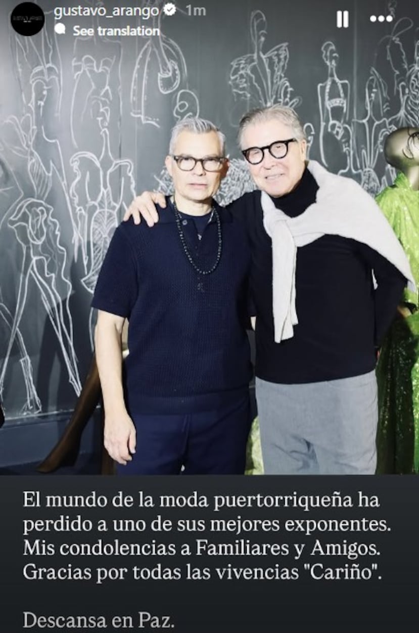 Gustavo Arango junto a Nono Maldonado