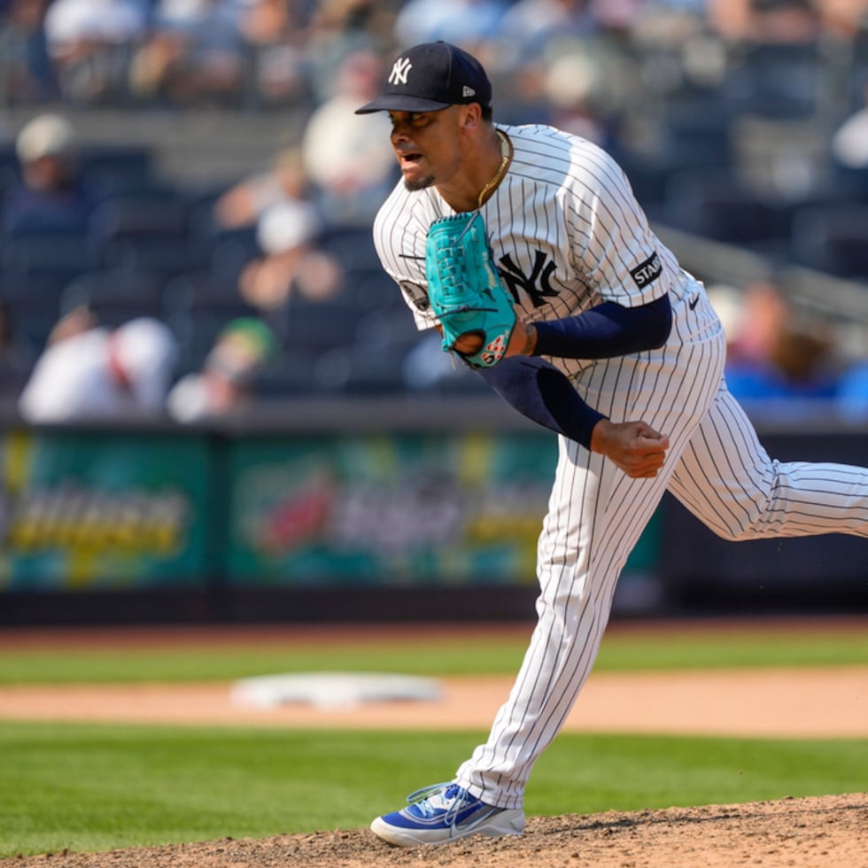 El lanzador de los Yankees de Nueva York, Fernando Cruz, tiene marca de 4-6 con efectividad de 3.13 en 61 apariciones.