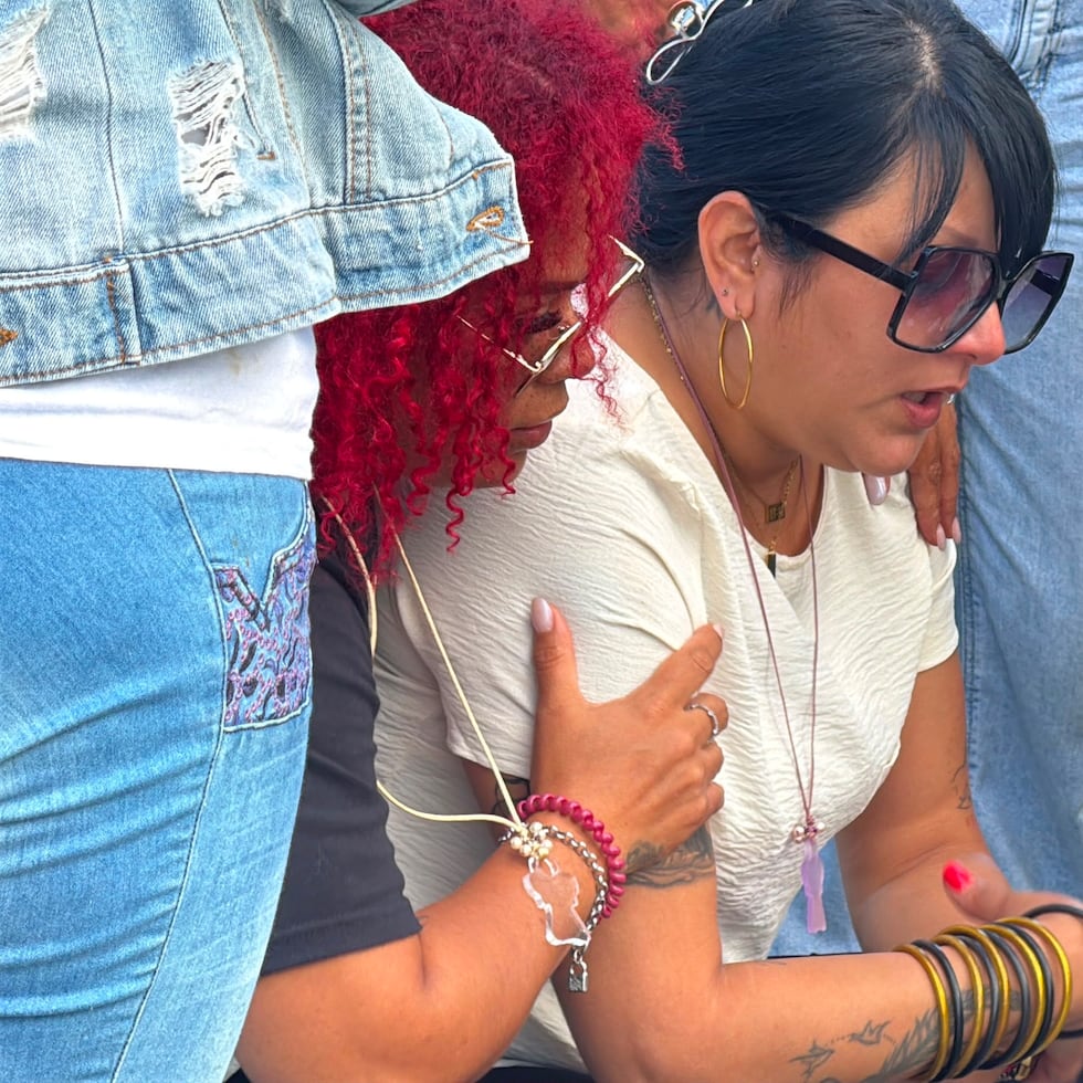En fotos: familiares y allegados de Gabriela Nicole regresa a donde ocurrió todo