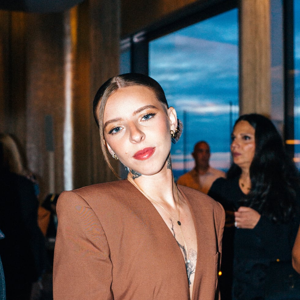 Young Miko estuvo presente en el cóctel inaugural del NYFW.