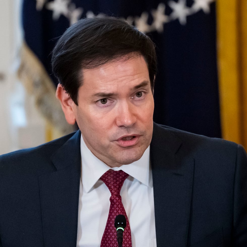 El secretario de Estado Marco Rubio