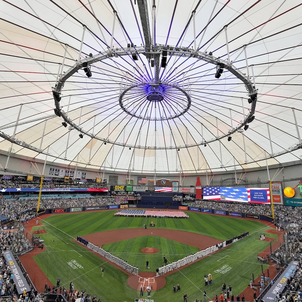Los Rays regresaron a su casa después de que el huracán Milton destruyó el techo del Tropicana en 2024.