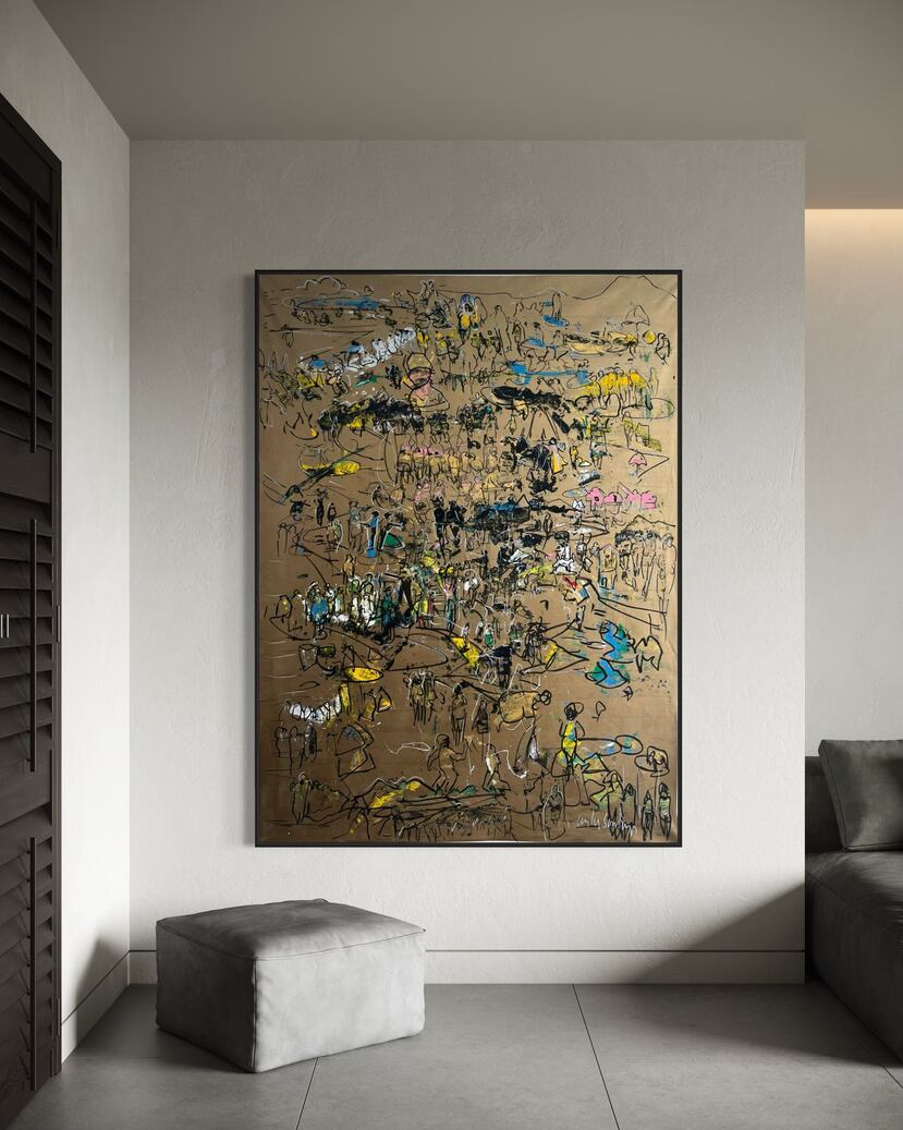 Cuadro del artista Carlos Santiago.