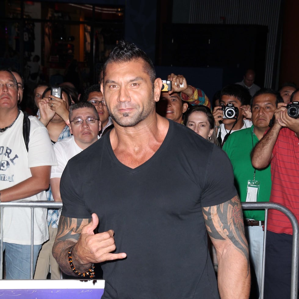 Actor Dave Bautista.